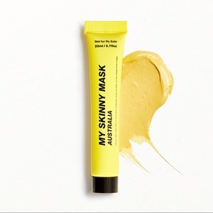 MY SKINNY MASK Turmeric and Vitamin C Clay Mask Brightening Detox 20ml NIB